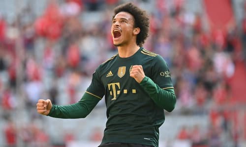 Bayern Munich forward Leroy Sane against Bochum