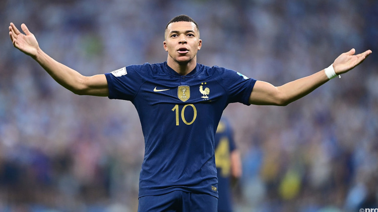 Mbappe was top scorer at the World Cup