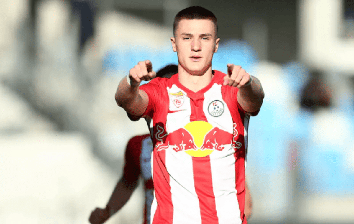 Benjamin Sesko, dubbed the next Erling Haaland