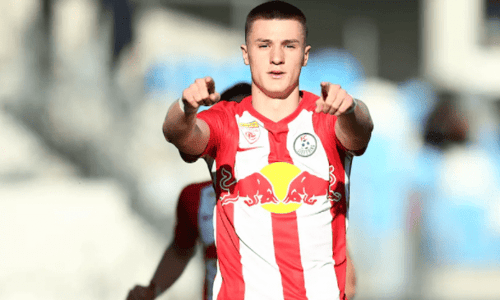 Benjamin Sesko, dubbed the next Erling Haaland