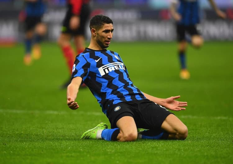 Achraf Hakimi at Inter in 2020-21