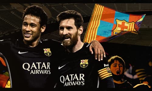 Neymar, Lionel Messi, Barcelona