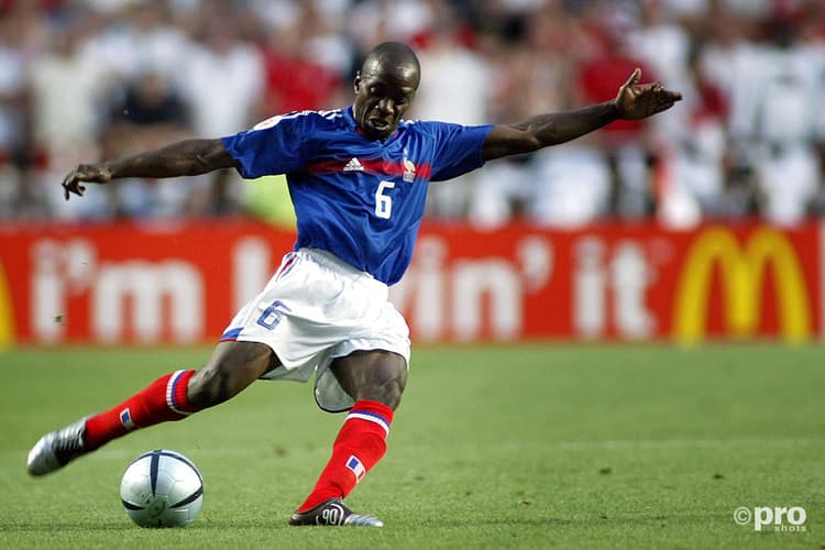 Claude Makelele playing for France