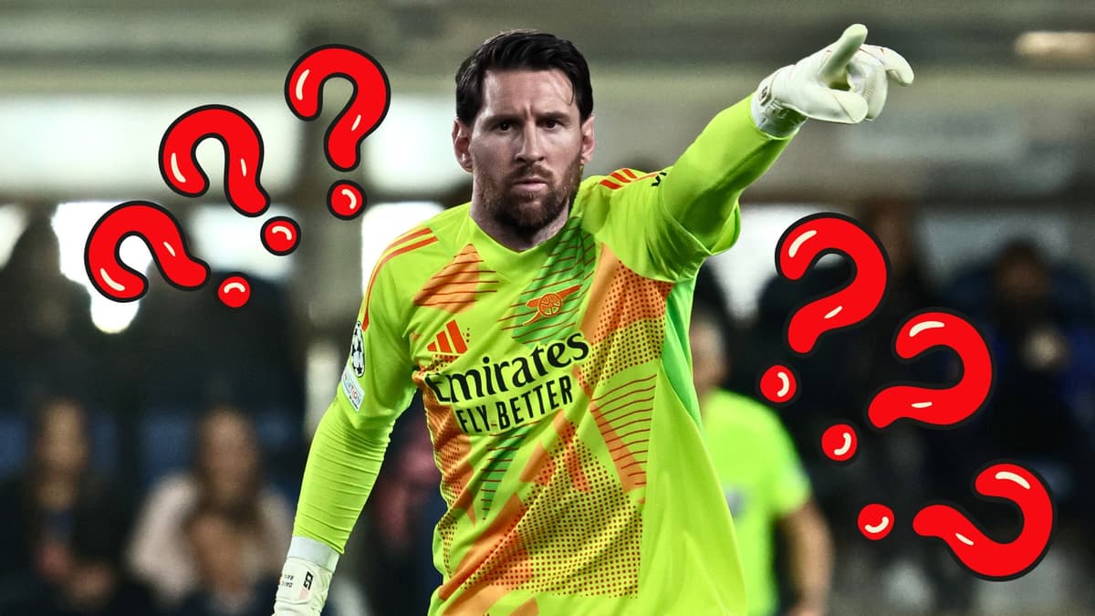 Lionel Messi, Arsenal goalkeeper