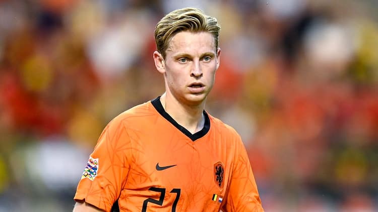 Frenkie de Jong has over 40 Netherlands caps