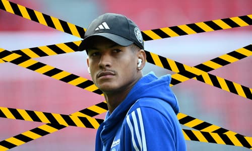 Strasbourg winger Angelo, on loan from Chelsea, 2023/24