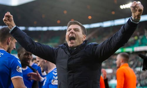 Steven Gerrard become a Rangers hero - until he hastily left for Aston Villa
