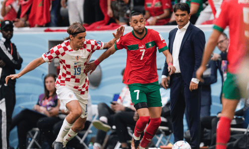 Hakim Ziyech, WK 2022, Morocco - Croatia