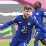 Timo Werner has six goals in 31 Premier League games