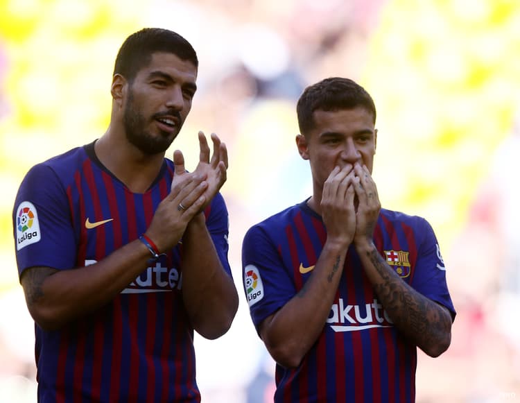 Luis Suarez and Coutinho