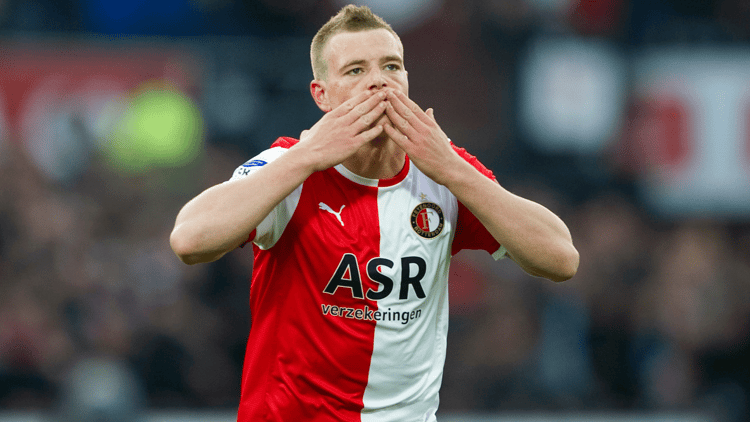 John Guidetti scoorde 20 keer in 23 wedstrijden voor Feyenoord.