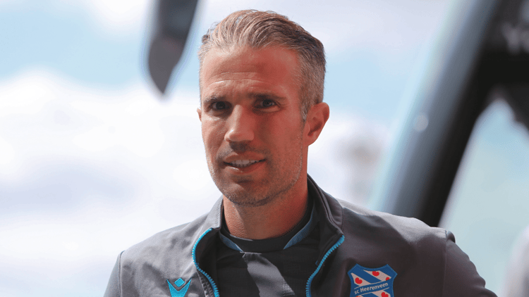 Robin van Persie werd deze zomer aangesteld als trainer van sc Heerenveen.