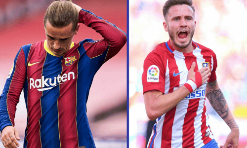Antoine Griezmann and Saul Niguez are set to be swapped by Barcelona and Atletico Madrid