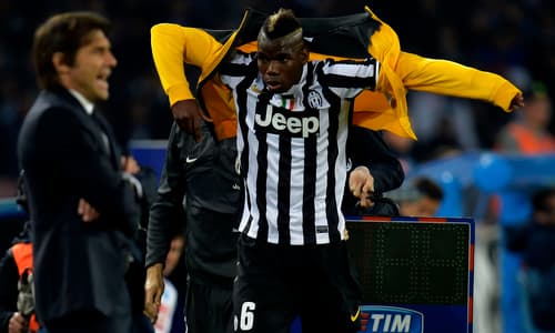 Antonio Conte and Paul Pogba, Juventus, 2012-13