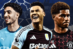 Champions League Omar Marmoush Ollie Watkins Marcus Rashford