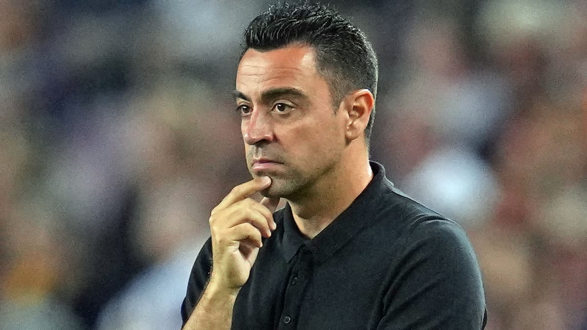 Xavi on the Barcelona touchline during their pre-season tour of the USA.