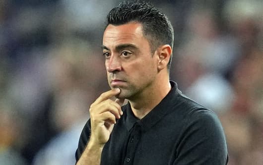 Xavi on the Barcelona touchline during their pre-season tour of the USA.