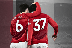 Kobbie Mainoo, Lisandro Martínez, Manchester United