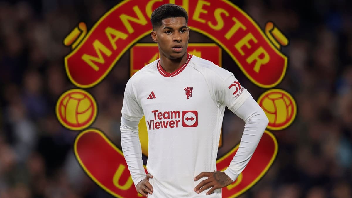 Marcus Rashford in Premier League action for Man Utd