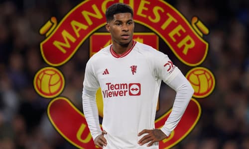 Marcus Rashford in Premier League action for Man Utd