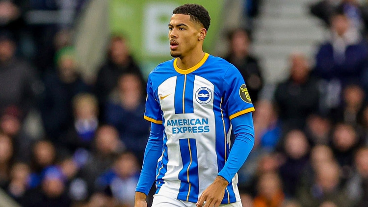 Colwill during his loan stint at Brighton