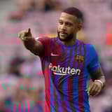 Memphis Depay, Barcelona v Getafe, 2021-22