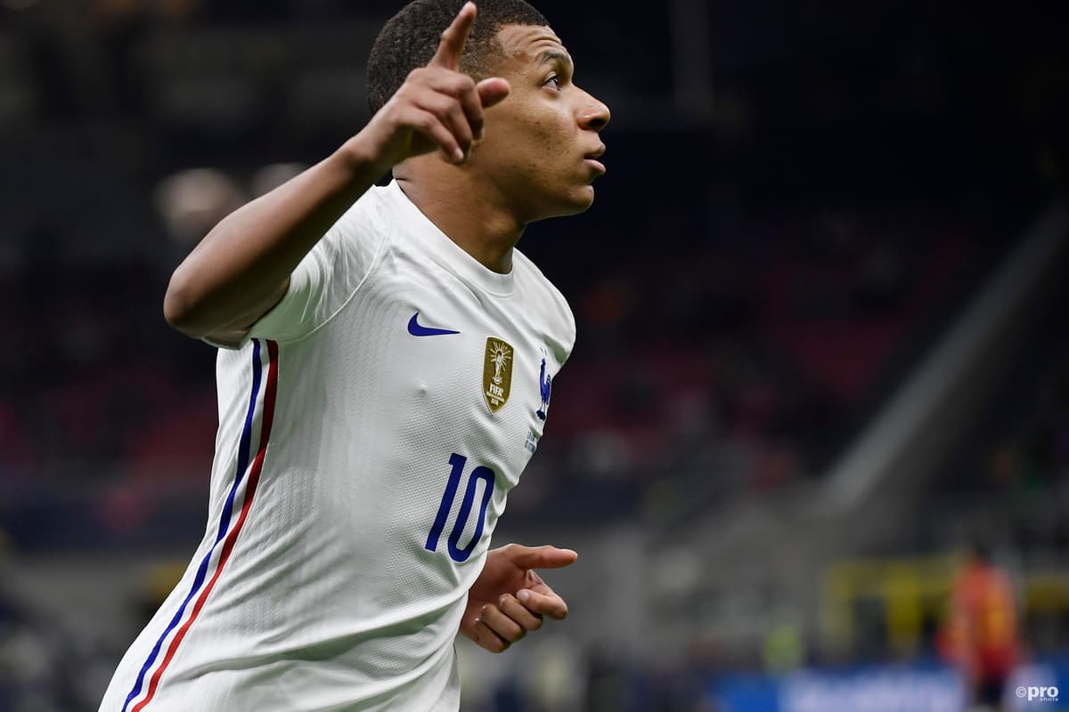 Kylian Mbappe, Spain v France, UEFA Nations League final 2021