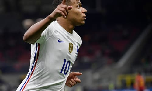 Kylian Mbappe, Spain v France, UEFA Nations League final 2021