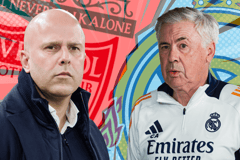 Arne Slot, Carlo Ancelotti, Liverpool, Real Madrid