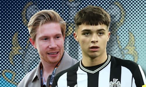 Kevin De Bruyne, Lewis Miley, Man City, Newcastle
