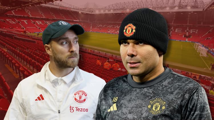 Christian Eriksen Casemiro Manchester United