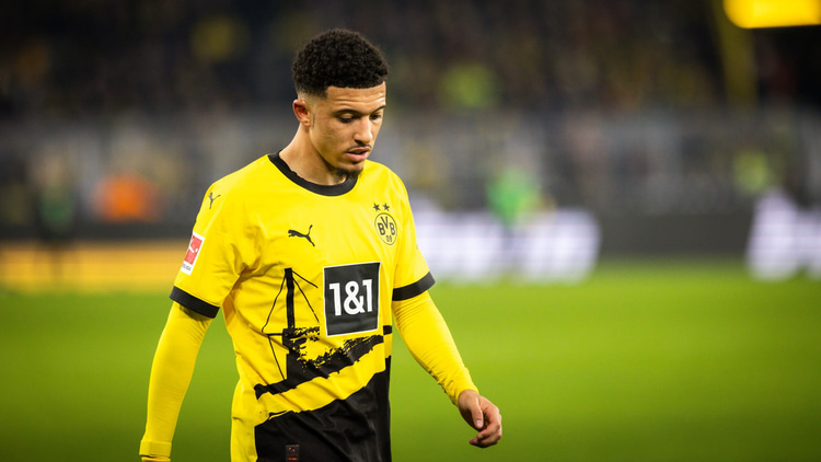 Jadon Sancho's Dortmund return is not going to plan