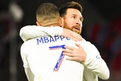 Kylian Mbappe and Lionel Messi at PSG.