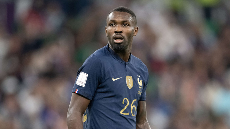 Marcus Thuram in het shirt van de Franse nationale ploeg.