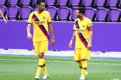 Lionel Messi and Sergio Busquets