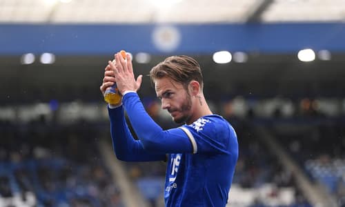 Leicester City midfielder James Maddison