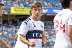 Ryan Gauld playing for Vancouver Whitecaps