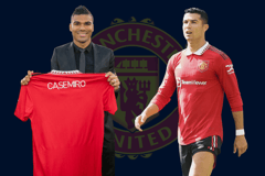 Casemiro, Cristiano Ronaldo, Manchester United