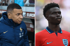 Kylian Mbappe, Bukayo Saka, 2023