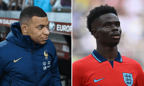 Kylian Mbappe, Bukayo Saka, 2023