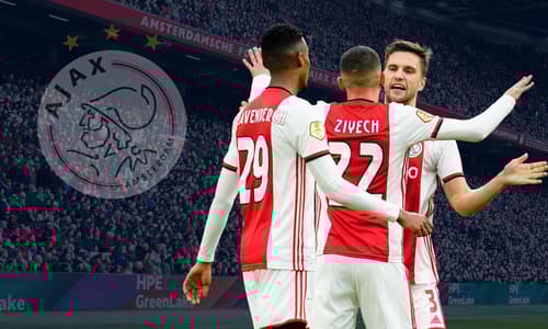Joël Veltman, Ryan Gravenberch, Hakim Ziyech, Ajax