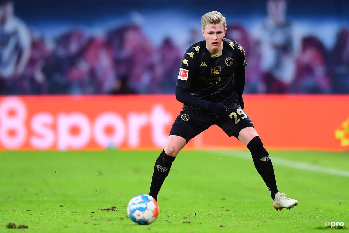 Mainz striker Jonathan Burkardt