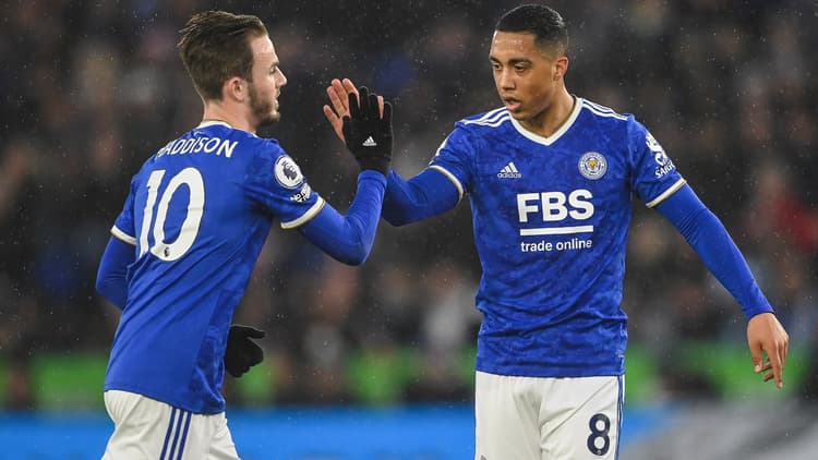 James Maddison and Youri Tielemans 