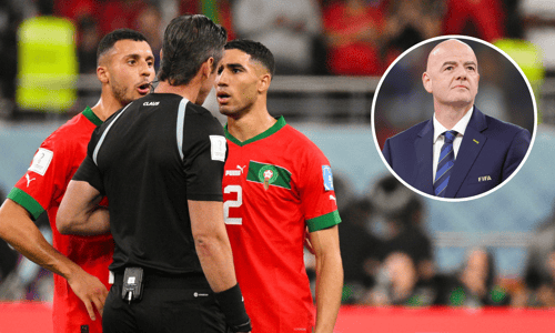 Achraf Hakimi, Gianni Infantino, World Cup Qatar, WK Qatar