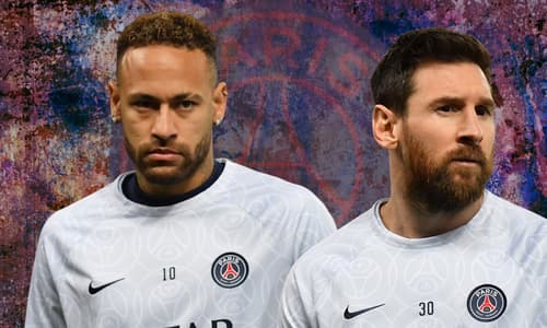Neymar, Lionel Messi, PSG, 2022/23