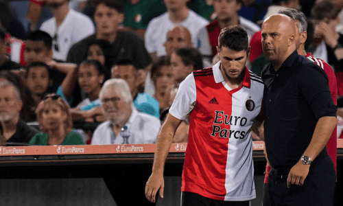 Santiago Giménez, Arne Slot, Feyenoord