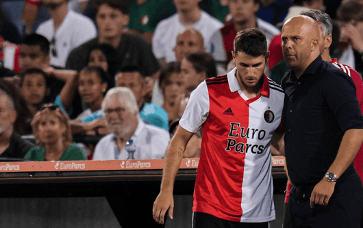 Santiago Giménez, Arne Slot, Feyenoord