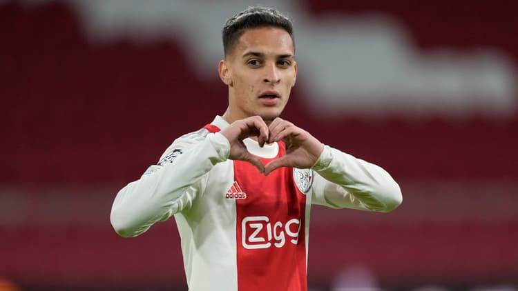 Ajax's Antony has been linked with Man Utd