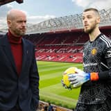 Erik ten Hag, David De Gea, Man Utd, 2022/23