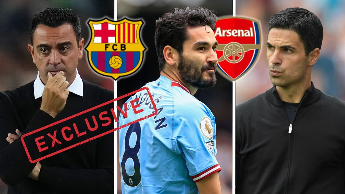 Xavi, Ilkay Gundogan, Mikel Arteta
